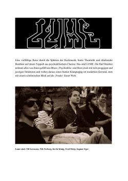 Eine vielf&auml;ltige Reise durch die Sph&auml;ren der Rockmusik, bunte