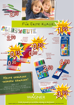 Heute gebracht -morgen gemacht!