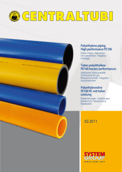 Polyethylene piping High performance PE100 Tubes