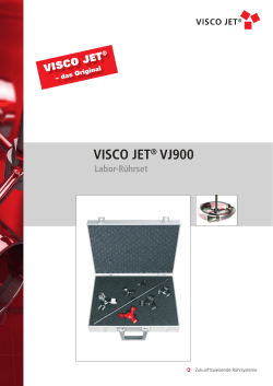visco jet® vj900 - VISCO JET® Rührwerke