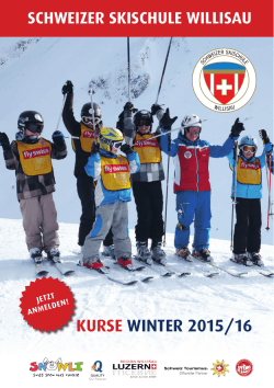 kurse winter 2015/16 - schneesport