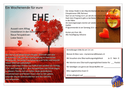 Ein Wochenende f&uuml;r eure