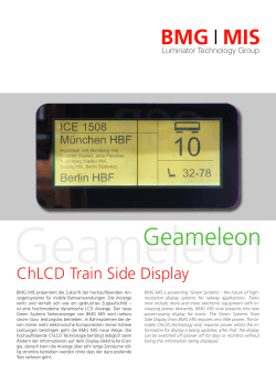 ChLCD Train Side Display