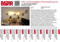helle und toll angelegte 2 Zimmerwohnung mit K&uuml;che