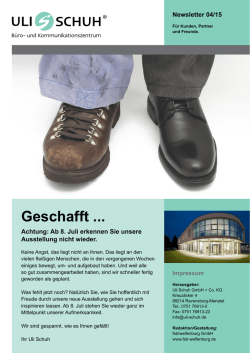 Geschafft