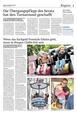 Die &Uuml;bergangspflege des Serata hat den Turnaround geschafft