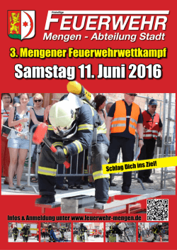 Infos & Anmeldung unter www.feuerwehr