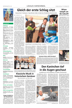 Gleich der erste Schlag sitzt