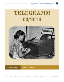 telegramm 03/2016 - jjpressemedien.de