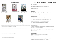 7. OWL Karate Camp 2016