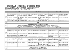 一般社団法人ターボ機械協会 第75回 総会講演会
