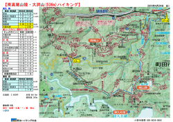 南高尾山稜・大洞山ハイキング