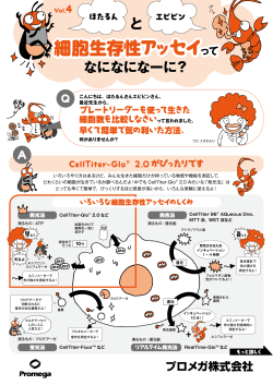 細胞生存性アッセイ