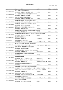 資料リスト - 大阪市立図書館