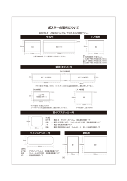 ポスターの製作について