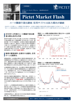 ユーロ圏銀行貸出調査：信用サイクルは拡大傾向が継続