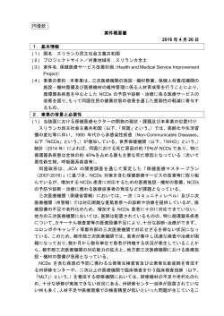 (1) 国名：スリランカ民主社会主義共和国