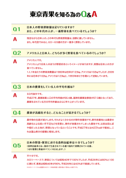 東京青果を知る為のQ＆A