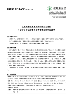 （薬学研究院 教授 市川 聡）（PDF）