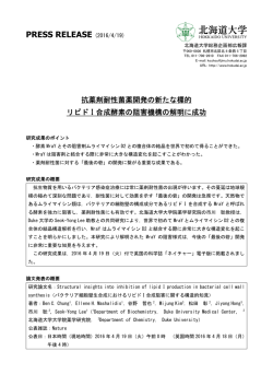 （薬学研究院 教授 市川 聡）（PDF）