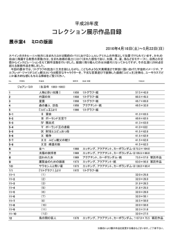 出品作品リスト(PDFファイルが開きます)