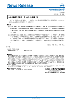 丸紅の業績予想修正 - 日本格付研究所