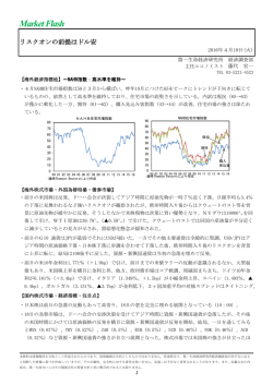 リスクオンの前提はドル安