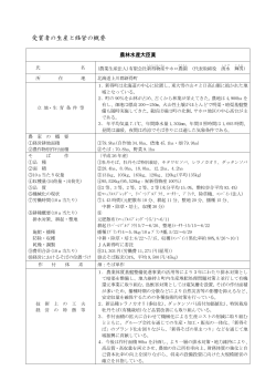 受賞者の生産と経営の概要 - 一般社団法人 日本蕎麦協会