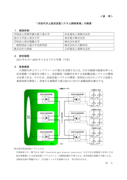 次世代洋上直流送電システム開発事業
