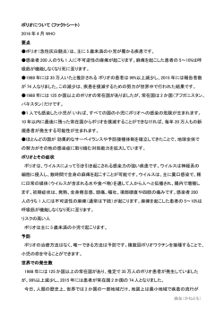 ポリオについて (ファクトシート)