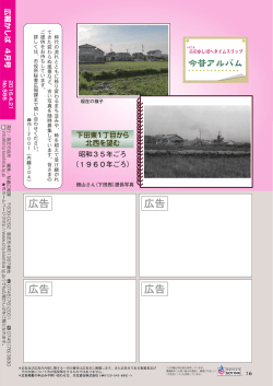 下田東1丁目から 北西を望む
