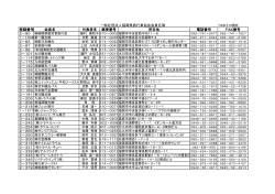会員名簿(賛助除く) - 福岡県旅行業協会