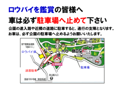 公園進入路や近隣道路への路上駐車（PDF：97KB）