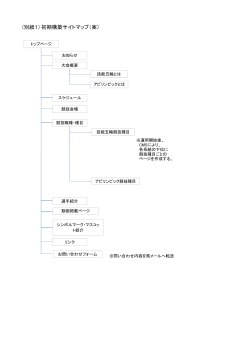 （別紙1）初期構築サイトマップ（案）（PDF：24KB）