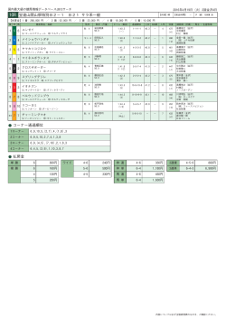10R 宝達山開山祭特別B2−1 B21 サラ系一般 コーナー