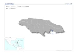 協力地域地図 ジャマイカ