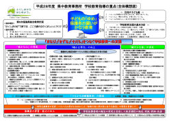 子どもの「ゆめ」 保護者の願いが かなう教育