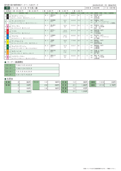 5R C1−9 C19 サラ系一般 コーナー通過順位 払戻金