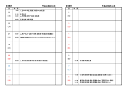 市長の日程 - 人吉市
