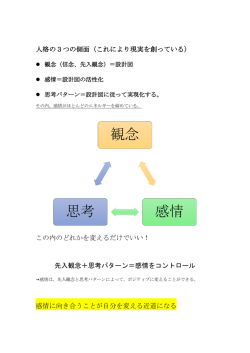 観念 感情 思考 - livedoor Blog