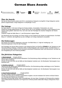 Info Awards - Bluesfest Eutin