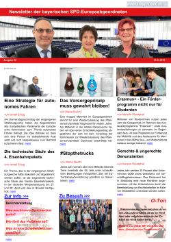 Newsletter der bayerischen SPD