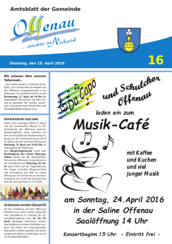 Musik-Café - Lokalmatador.de