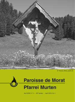Paroisse de Morat Pfarrei Murten