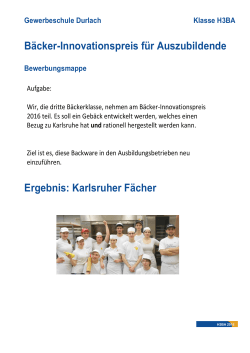 Karlsruher Fächer - Gewerbeschule Durlach