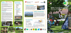 Hausprospekt 2016 - Aktiv Camp Purgstall