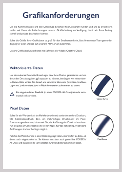 Grafikanforderungen - Bei Grabenhorst & Vetterlein