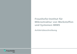 Fraunhofer-Institut für Mikrostruktur von