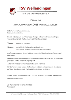 Einladung / Info zur Weiterleitung an die Vereinsgruppen hier!