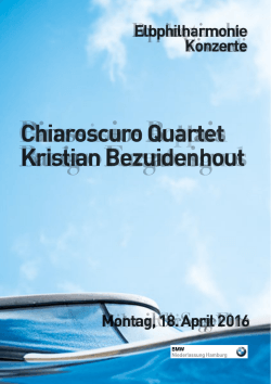 Programmheft Chiaroscuro Quartet
